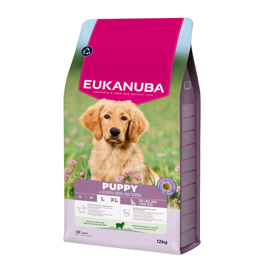 12 kg Eukanuba Puppy Large Cordero y Arroz pienso para perros, , large Imagen numero 2
