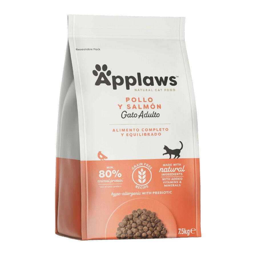 7.5 kg Applaws Adult Grain Free Salm&oacute;n y Pollo pienso para gatos, , large Imagen numero 1