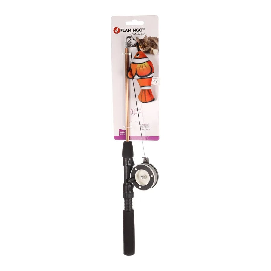 Flamingo Rodney Ca&ntilde;a con Pez para gatos, , large Imagen numero 4
