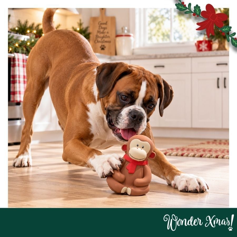 Wonder Christmas Mono L&aacute;tex Juguete para perros, , large Imagen numero 2