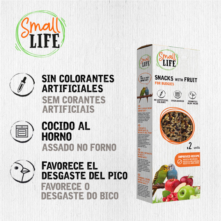 2 barritas Small Life Barritas Snack con Fruta para periquitos, , large indicador imagen numero 3