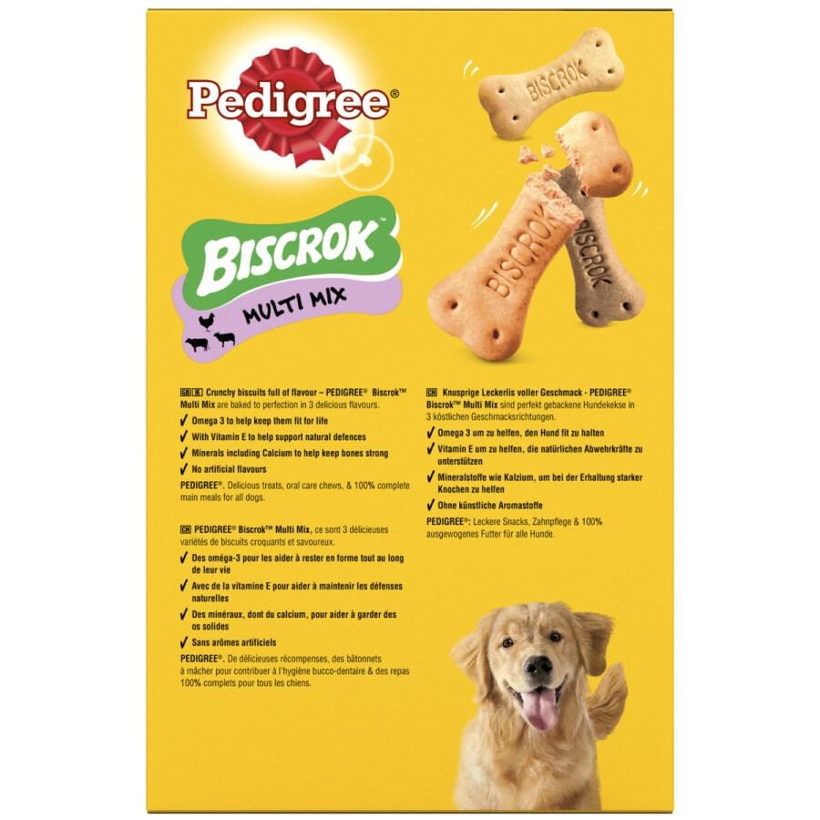 500 g Pedigree Galletas Biscrok de 3 Sabores para Perros, , large indicador imagen numero 3