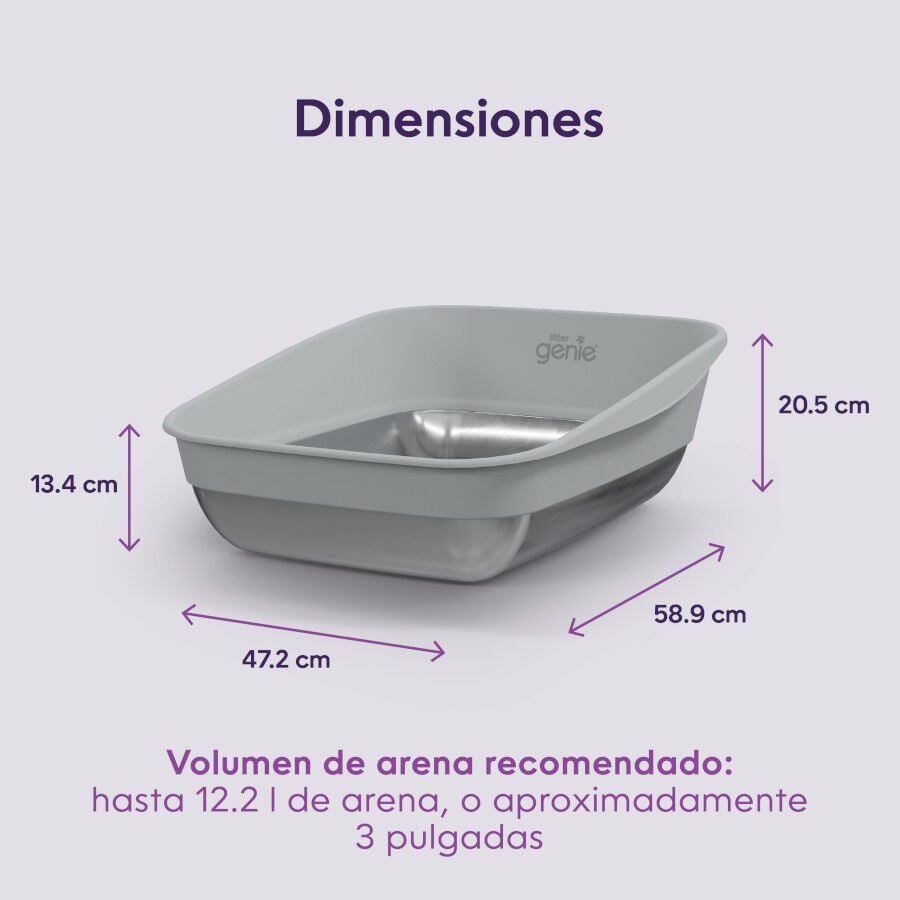 Litter Genie Bandeja Sanitaria LitterLocker Platinum para gatos, , large indicador imagen numero 2