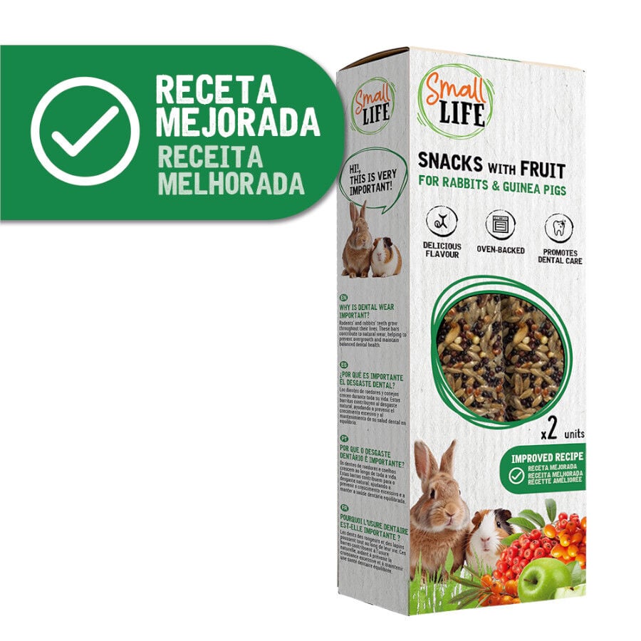 2 barritas Small Life Barritas Snack con Fruta para conejos y cobayas, , large indicador imagen numero 2