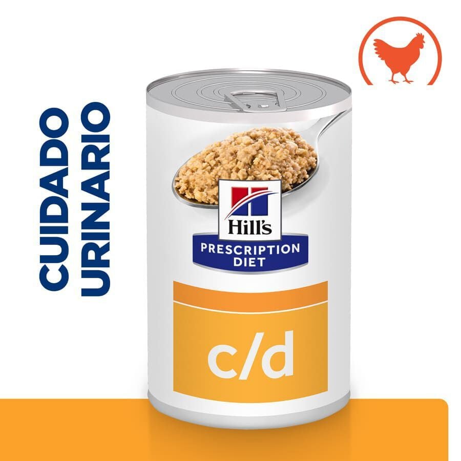 370 g Hill's Prescription Diet Urinary Care c/d Pollo lata para perros, , large indicador imagen numero 2