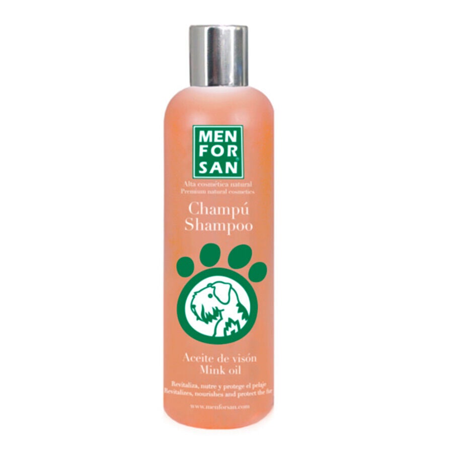 Menforsan Champ&uacute; con Aceite de Vis&oacute;n para perros