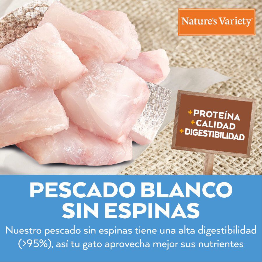 3 kg Nature's Variety Healthy Grains Kitten Pescado Blanco pienso para gatos&nbsp;, , large indicador imagen numero 2