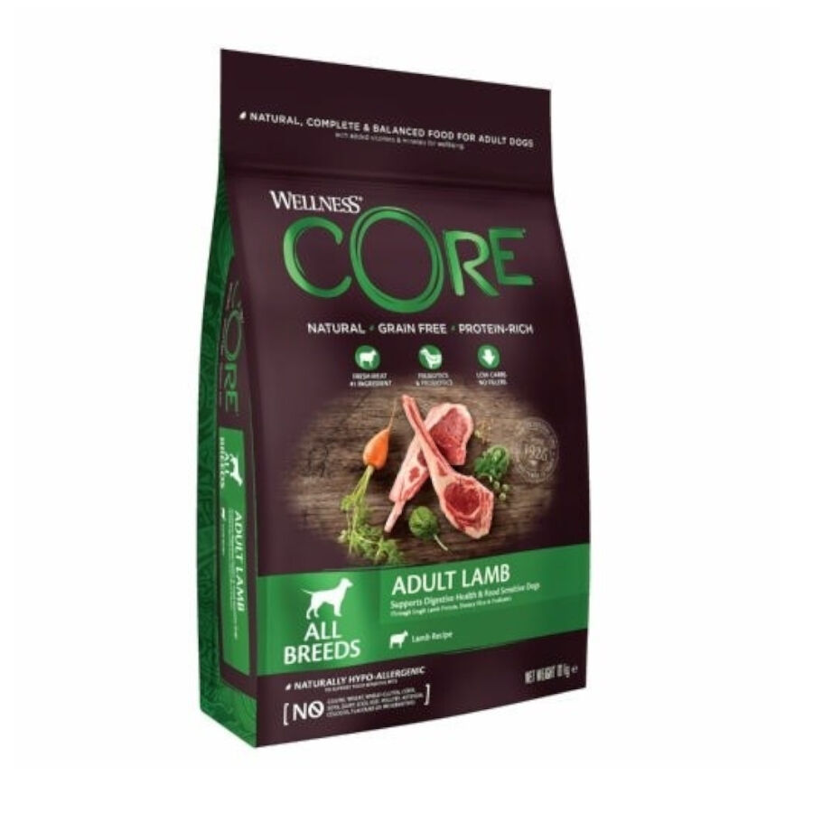 10 kg Wellness Core Adult Cordero pienso para perros, , large Imagen numero 1
