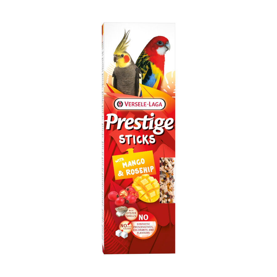 Versele-Laga Barritas Prestige Sticks Mango y Escaramujo para periquitos grandes, , large Imagen numero 1