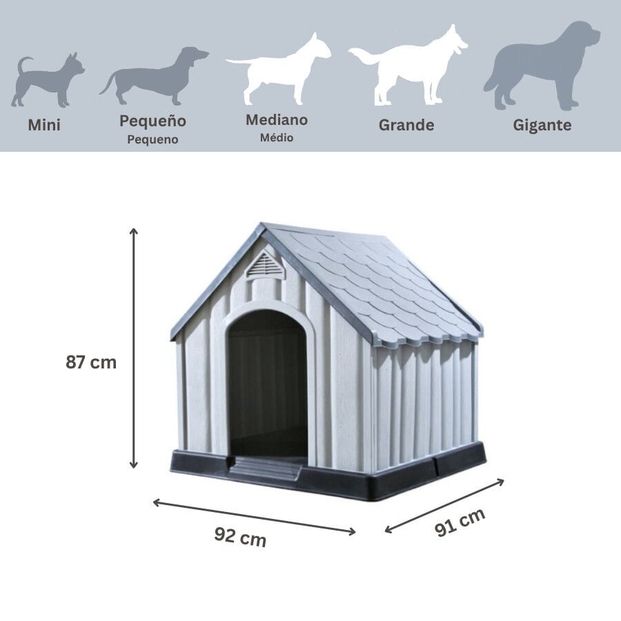 TK-Pet Caseta de Pl&aacute;stico 60% reciclado para perros, , large Imagen numero 2