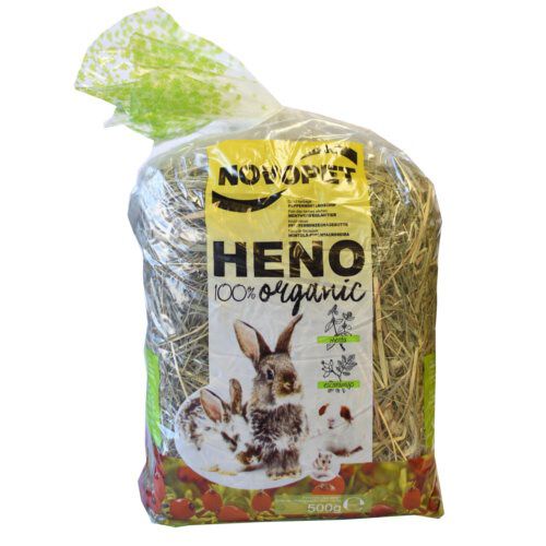 Novopet heno para conejos con menta y escaramujo Imagen numero 1