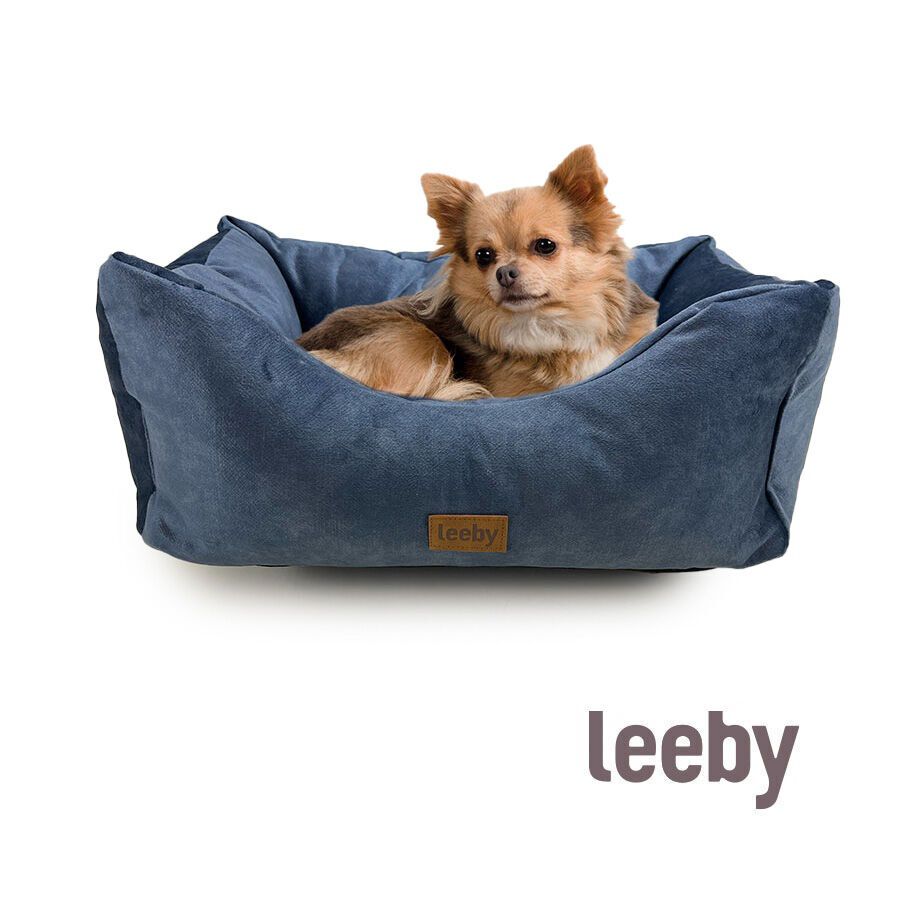 Leeby Cuna Impermeable y Desenfundable Azul Marino para perros, , large indicador imagen numero 2
