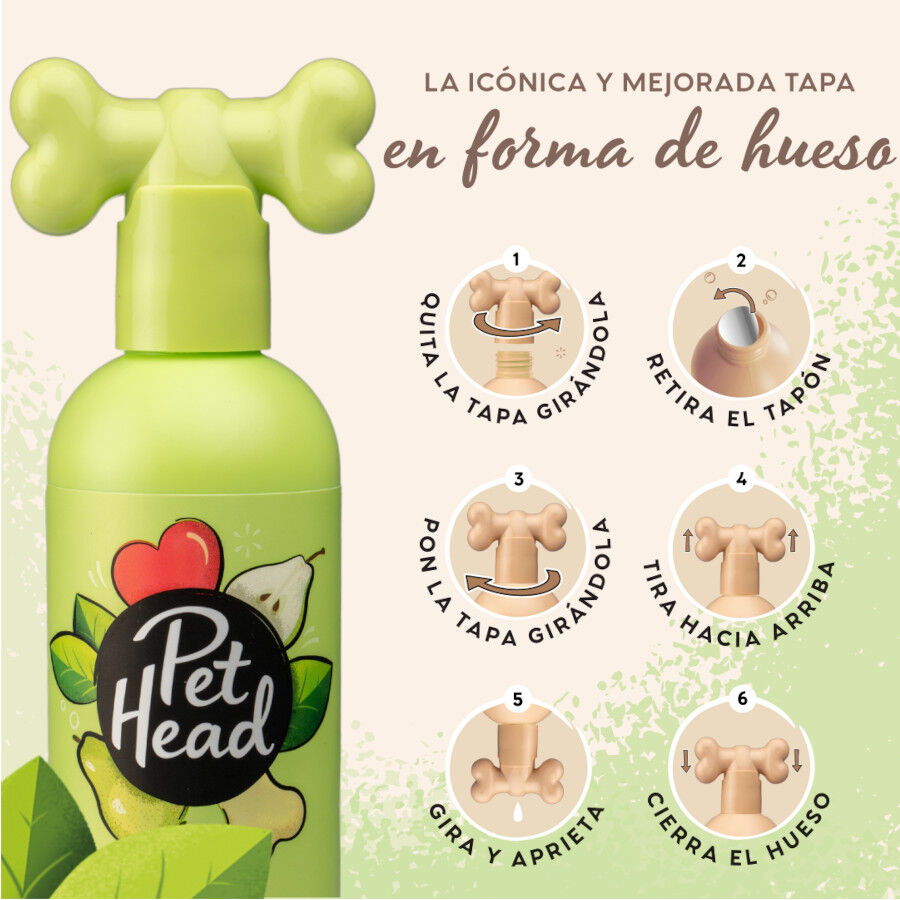 Pet Head champ&uacute; de pera para cachorros, , large indicador imagen numero 2