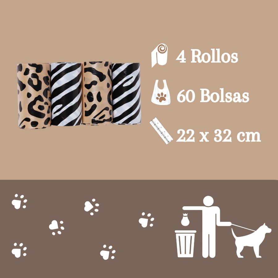 Nice Care Premium Bolsitas Print Rollos para perros, , large indicador imagen numero 3