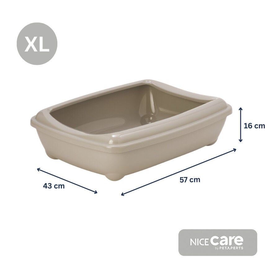 Nice Care Bandeja Sanitaria Beige para gatos , , large Imagen numero 3
