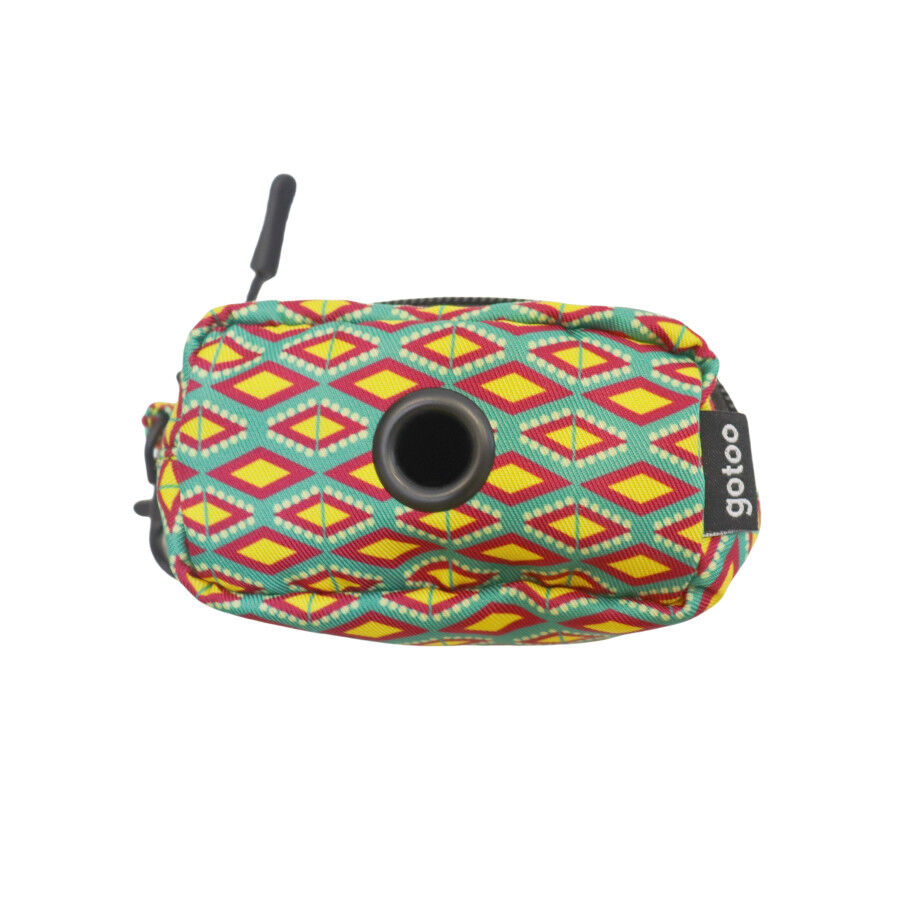 Gotoo Porta bolsas estampado geom&eacute;trico para perros, , large indicador imagen numero 1