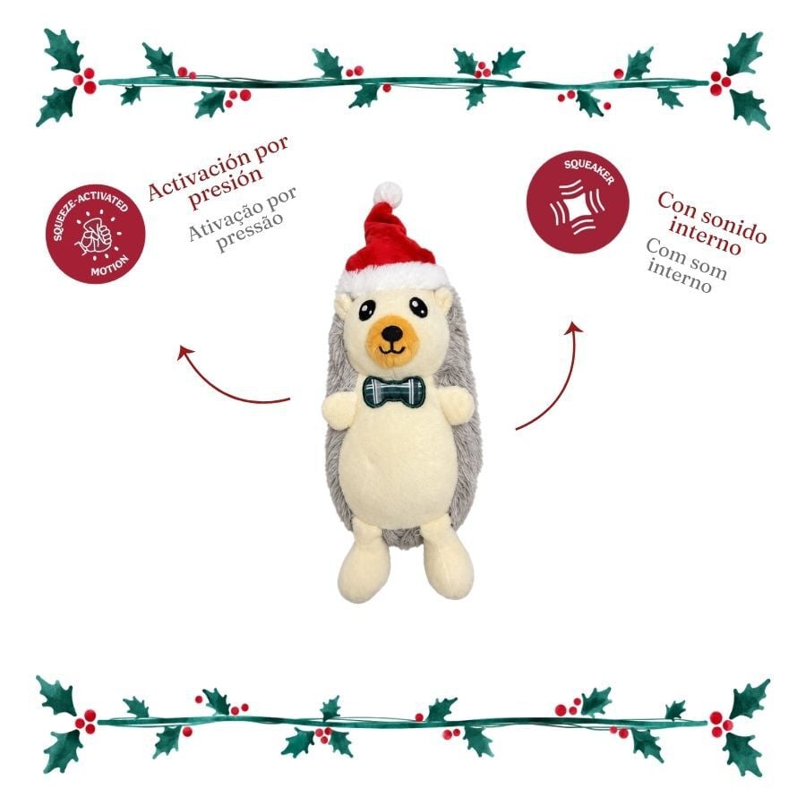 Wonder Christmas Erizo Peluche para perros, , large Imagen numero 4