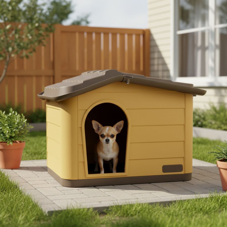 Nayeco Eco Line Caseta Desmontable  Miel para perros, , large indicador imagen numero 1