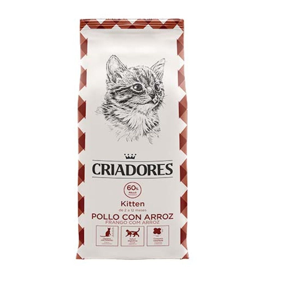 Criadores Kitten pienso para gatos cachorros pollo Imagen numero 1