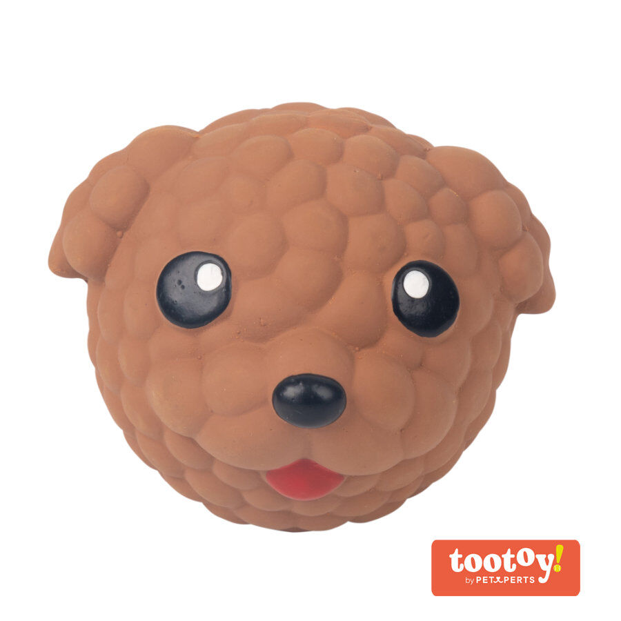 Tootoy! Chew Poodle mordedor de l&aacute;tex con sonido para perros