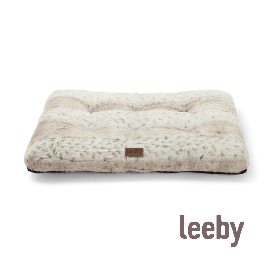 Leeby colch&oacute;n suave leopardo print para perros, , large indicador imagen numero 2