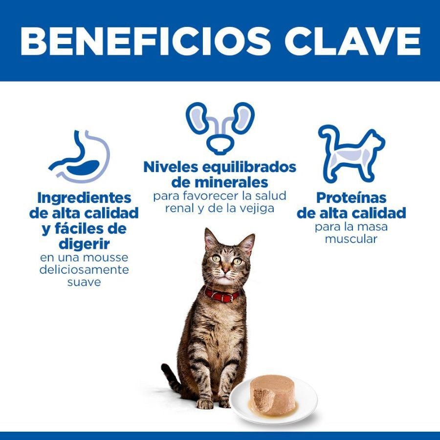 85 g Hill's Science Plan Adult Mousse de Pollo lata para gatos, , large indicador imagen numero 4