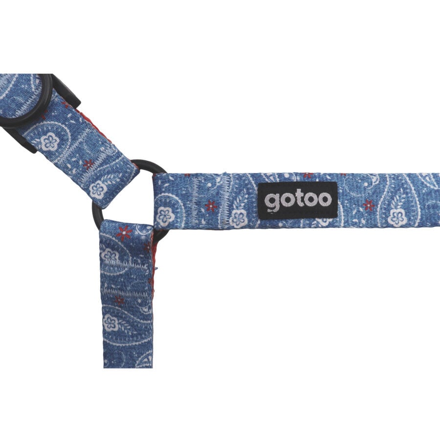 Gotoo Arn&eacute;s estampado cachemira azul para perros, , large indicador imagen numero 4