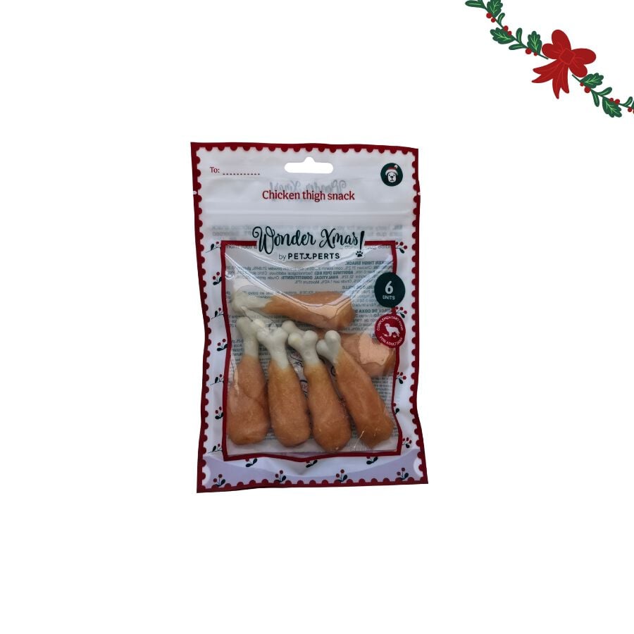 1 pack x 6 uds. Wonder Christmas Muslo de Pollo Snacks para perros, , large indicador imagen numero 5