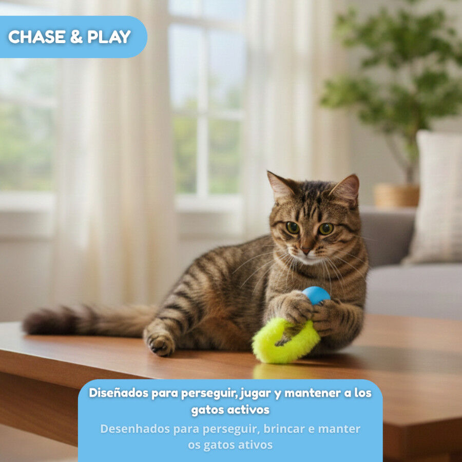Tootoy! Pelota Interactiva con Cola para gatos, , large indicador imagen numero 5