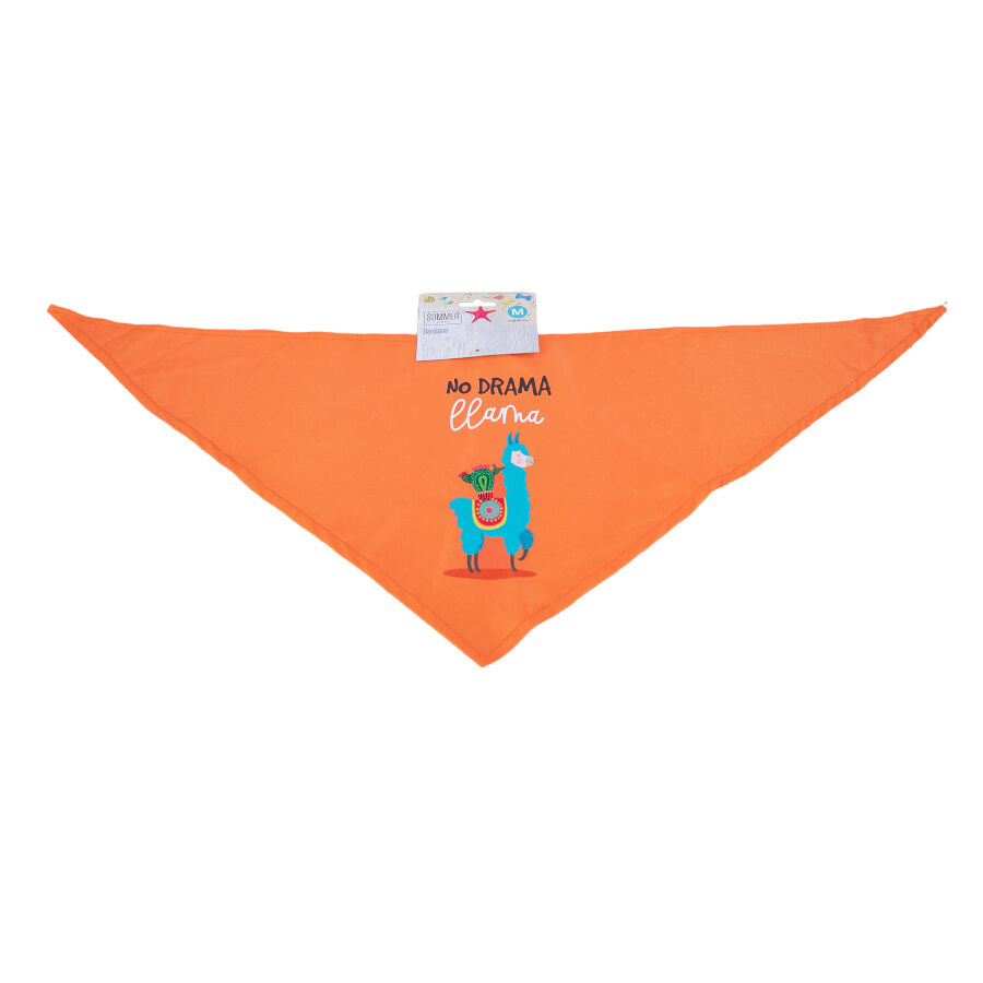 Summer Vibes Llama Bandana para perros, , large indicador imagen numero 1