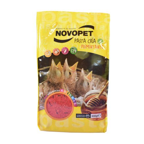 Novopet Pasta de Cr&iacute;a Pigmentante para canarios y periquitos