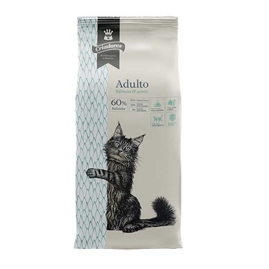 Criadores Adulto pienso para gatos con salm&oacute;n Imagen numero 1