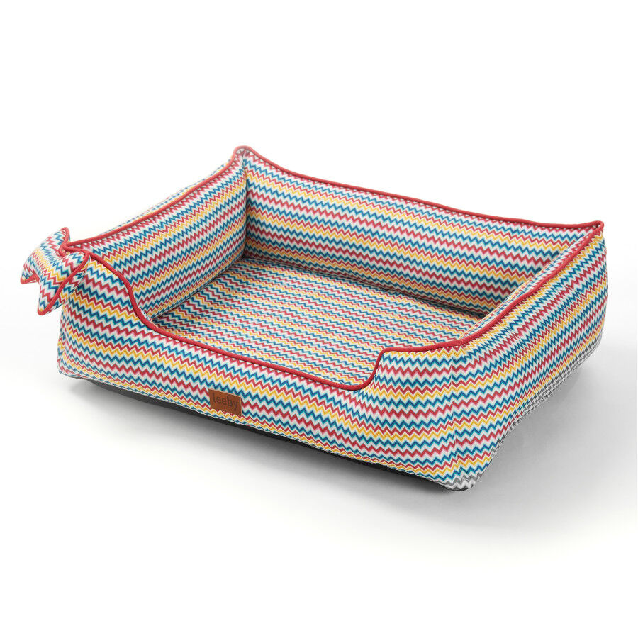 Leeby cama viscoel&aacute;stica colorida para perros, , large indicador imagen numero 3