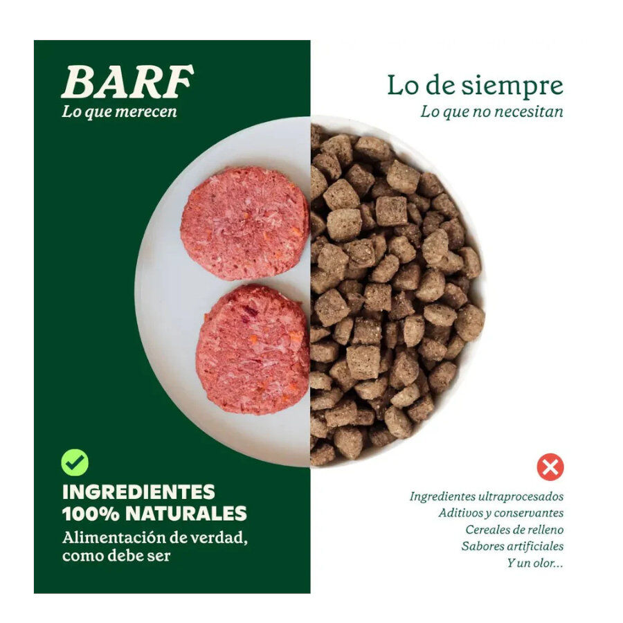 1 kg Wild Balance Men&uacute; Barf pollo y verduras comida congelada para perros, , large indicador imagen numero 5