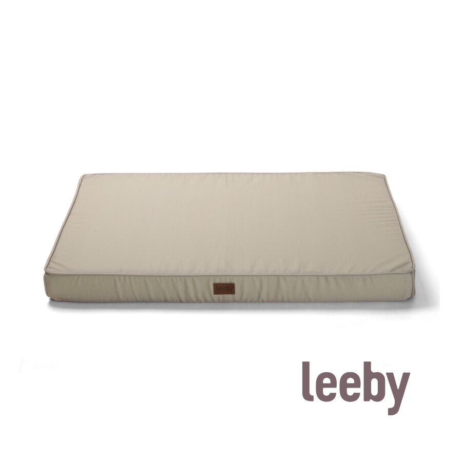 Leeby colch&oacute;n viscoel&aacute;stico gris para perros, , large Imagen numero 2
