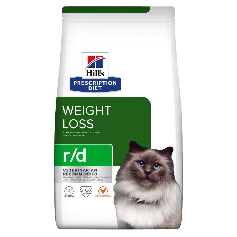 3 kg Hill's Prescription Diet Weight Loss Pollo pienso r/d para gatos, , large indicador imagen numero 1
