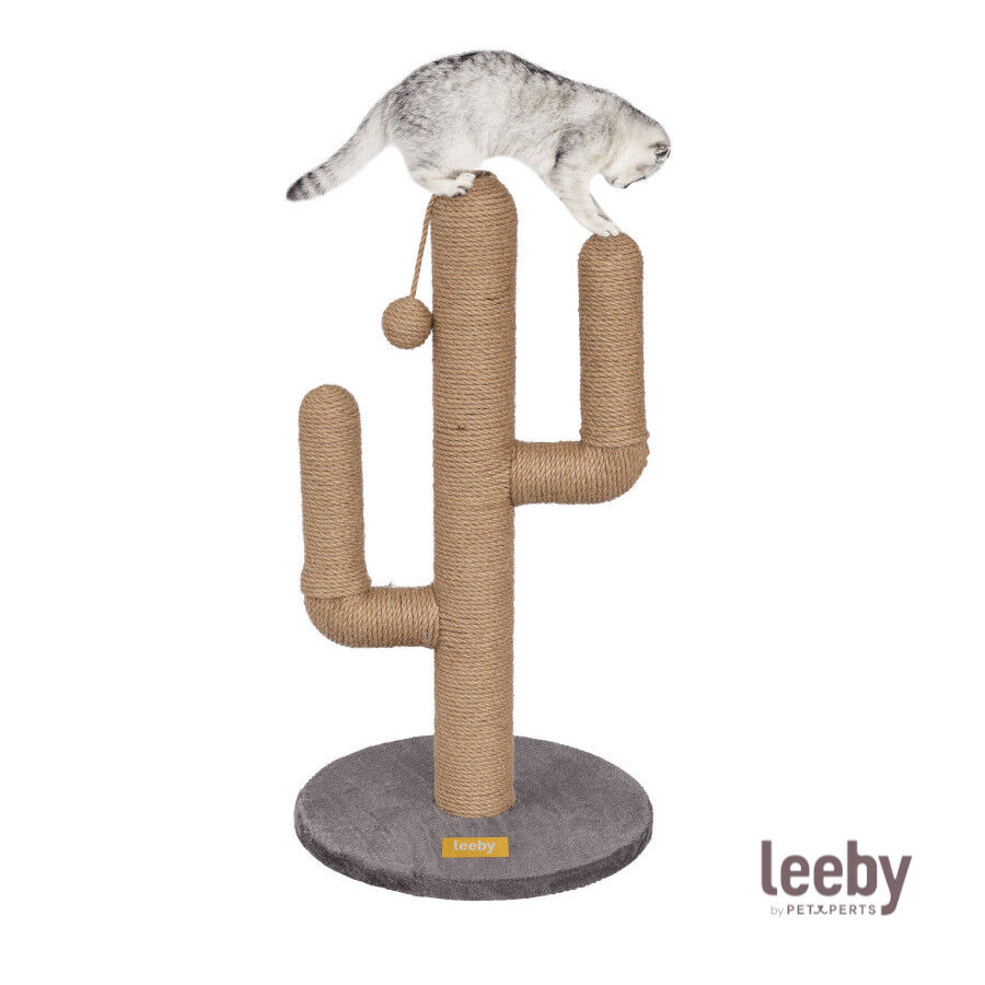 Leeby Carmen Cactus rascador con juguete para gatos, , large indicador imagen numero 2