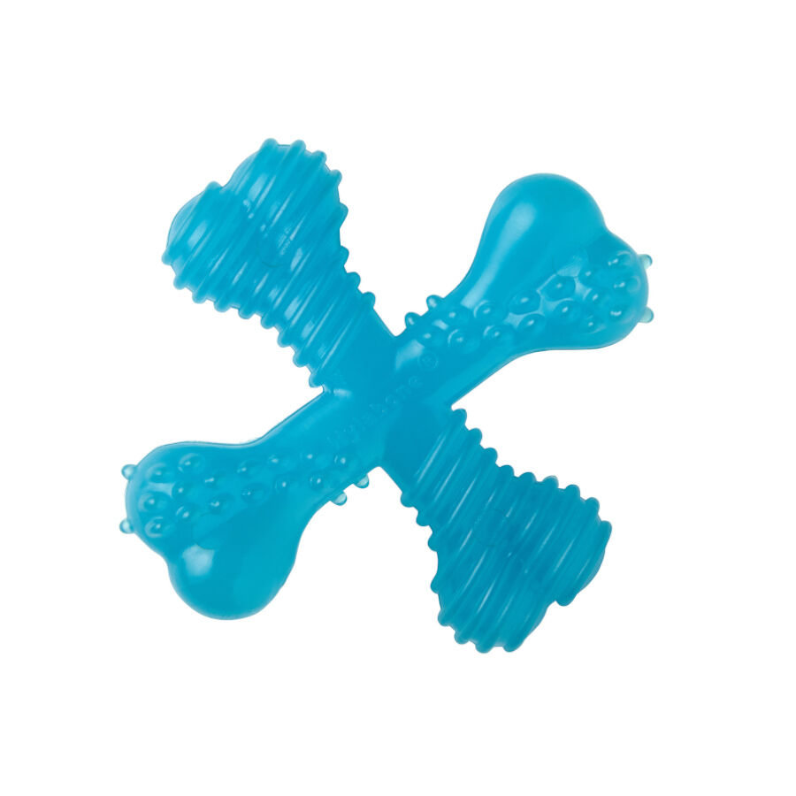 Nylabone Hueso X Mordedor Sabor a Carne para cachorros, , large Imagen numero 1
