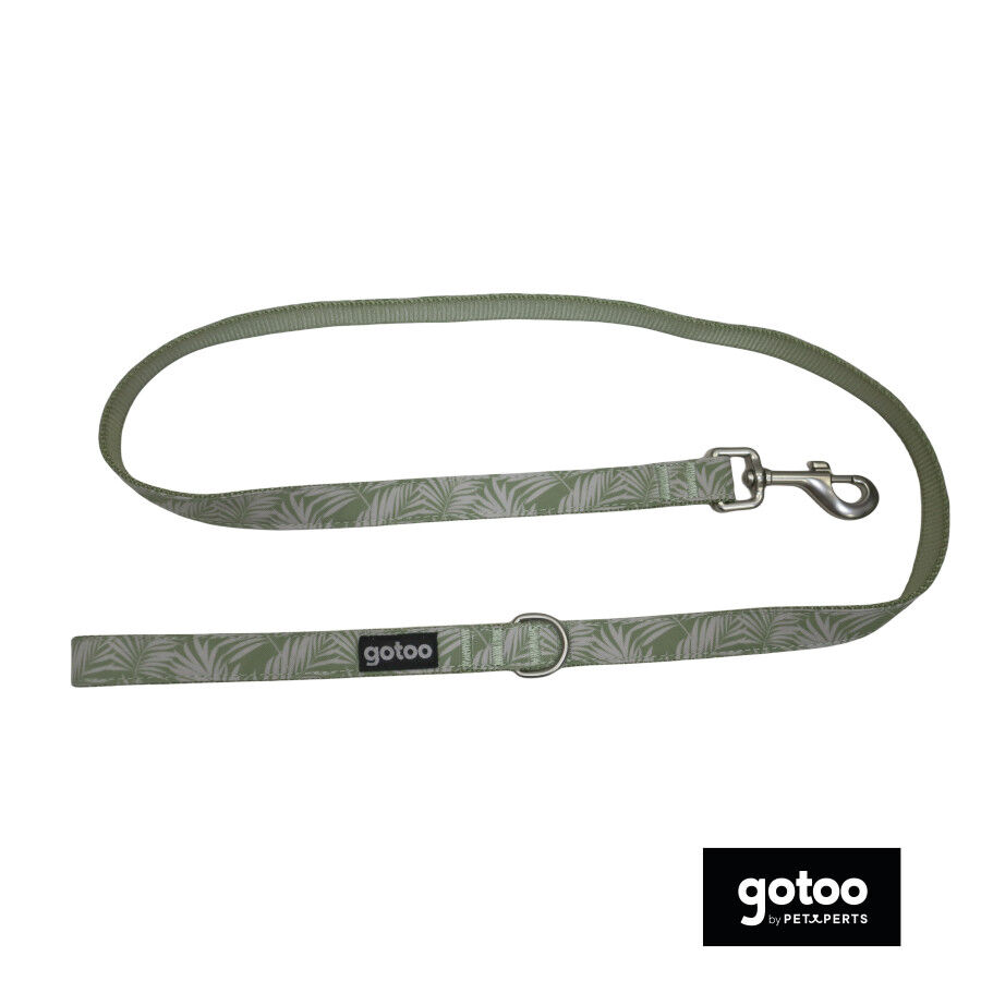 Correa estampada hojas para perros, , large Imagen numero 2