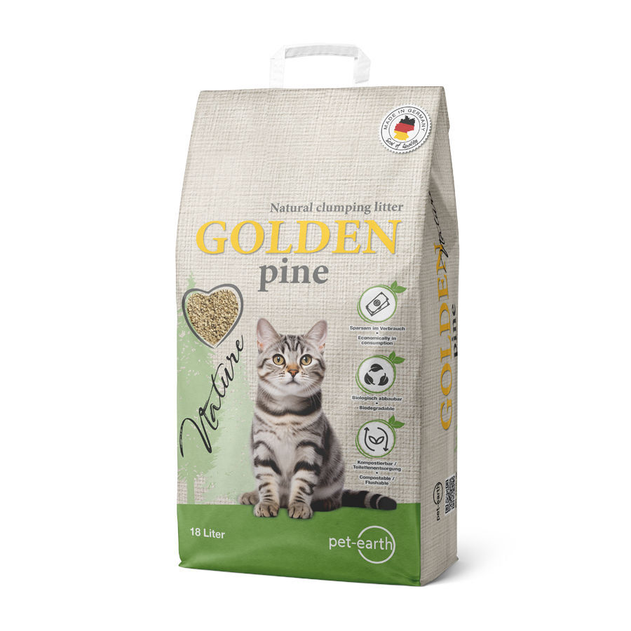 Golden Grey Pino Arena Aglomerante para gatos, , large Imagen numero 2