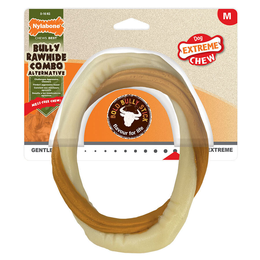 Nylabone Mordedor Redondo Duradero con Sabor a Buey para perros, , large indicador imagen numero 3