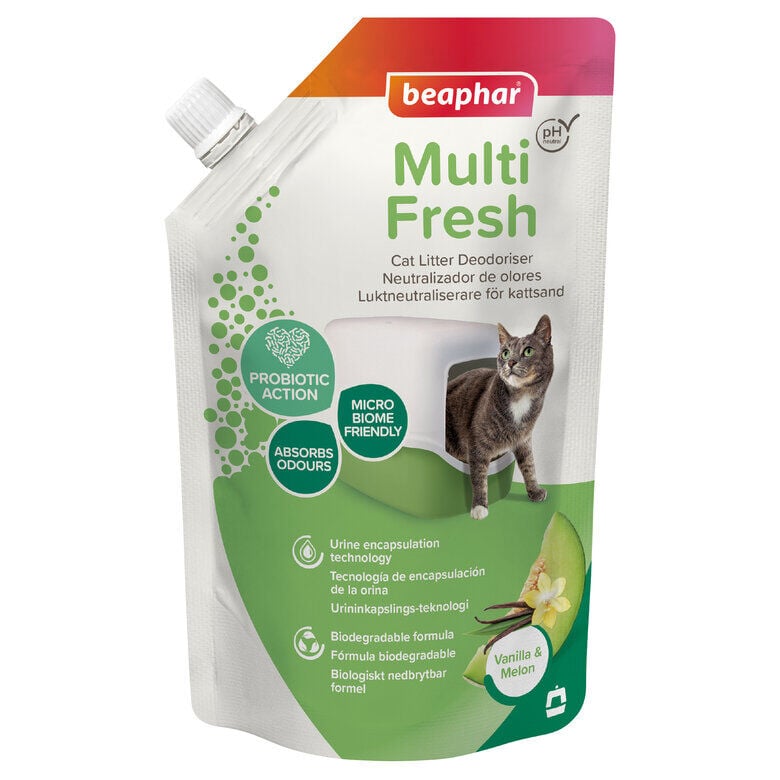 Beaphar Multi Fresh Vainilla y Mel&oacute;n Neutralizador de olores para gatos