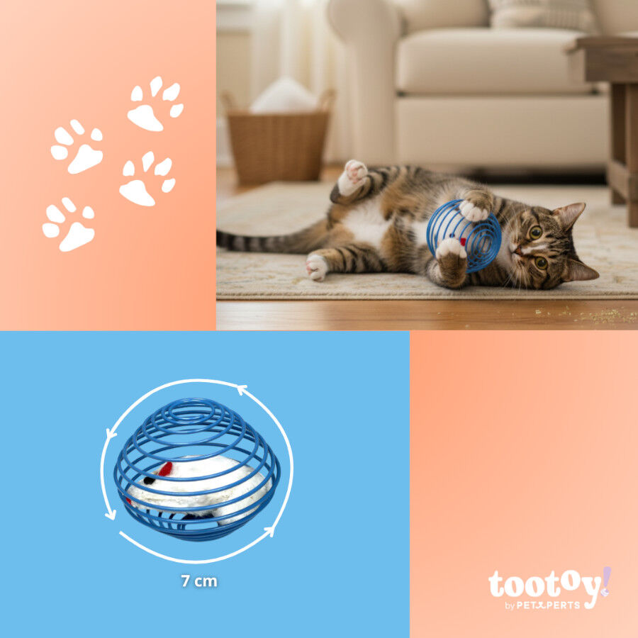 Tootoy! Pelota Interactiva con Rat&oacute;n para gatos, , large indicador imagen numero 5