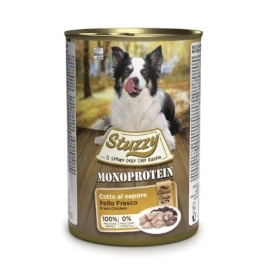 Stuzzy Monoprotein Pollo comida h&uacute;meda para perro Imagen numero 1