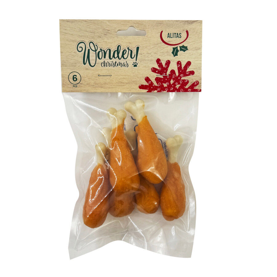 6 snacks Wonder Christmas Alitas de Pavo Navide&ntilde;as para perros, , large Imagen numero 3