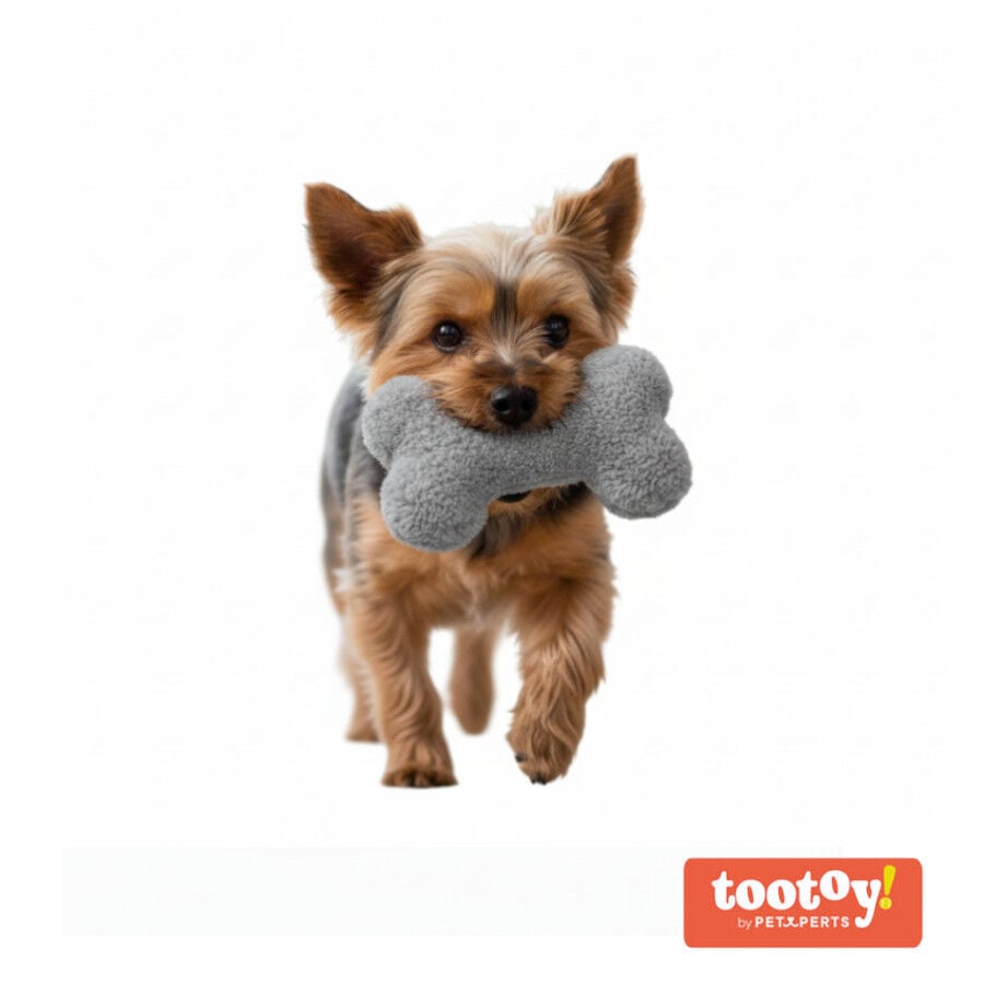 Tootoy! Hueso de Peluche con Sonido Gris para perros , , large indicador imagen numero 8
