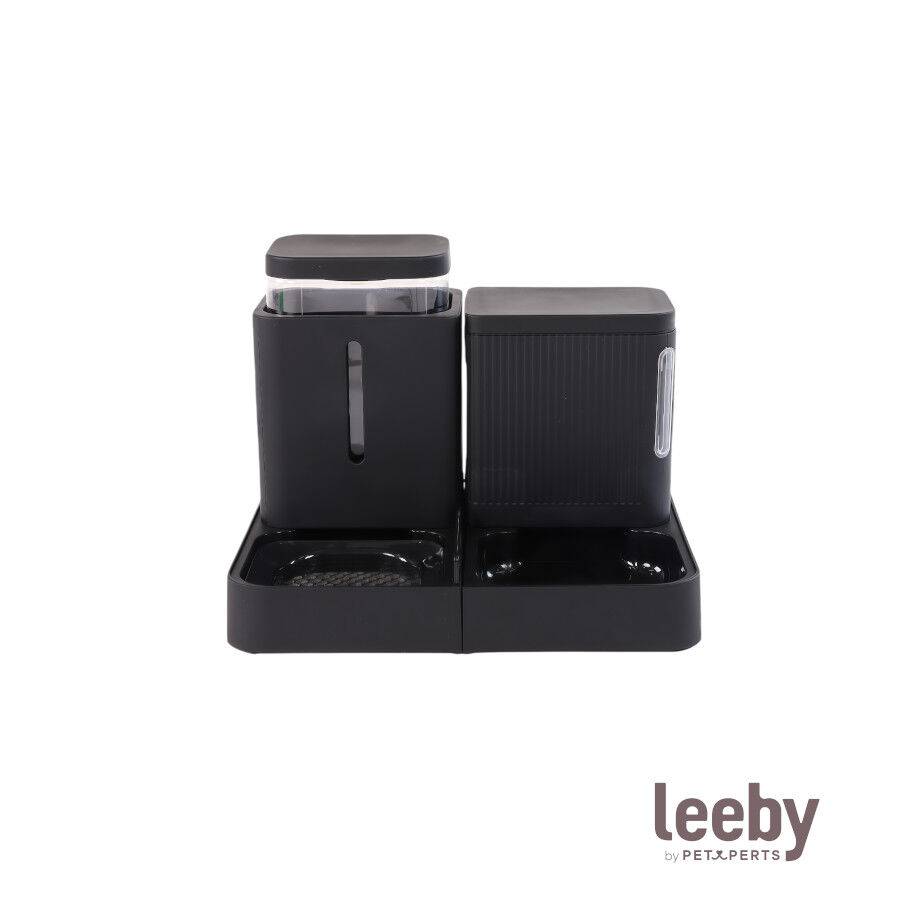 Leeby Comedero Autom&aacute;tico y Dispensador de Agua 2 en 1 para perros y gatos, , large indicador imagen numero 2