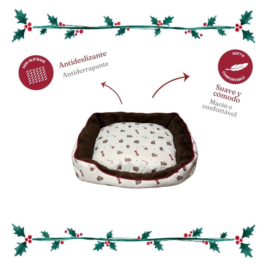 Wonder Christmas Cama Caramelo para perros, , large indicador imagen numero 4