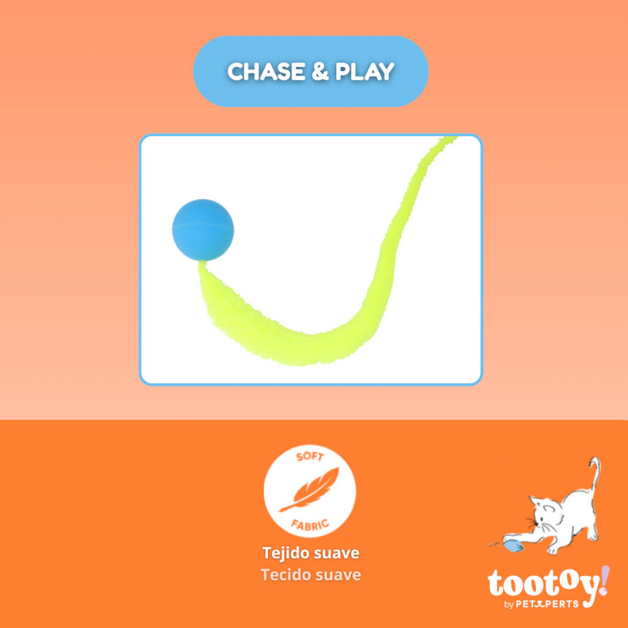 Tootoy! Pelota Interactiva con Cola para gatos, , large indicador imagen numero 3