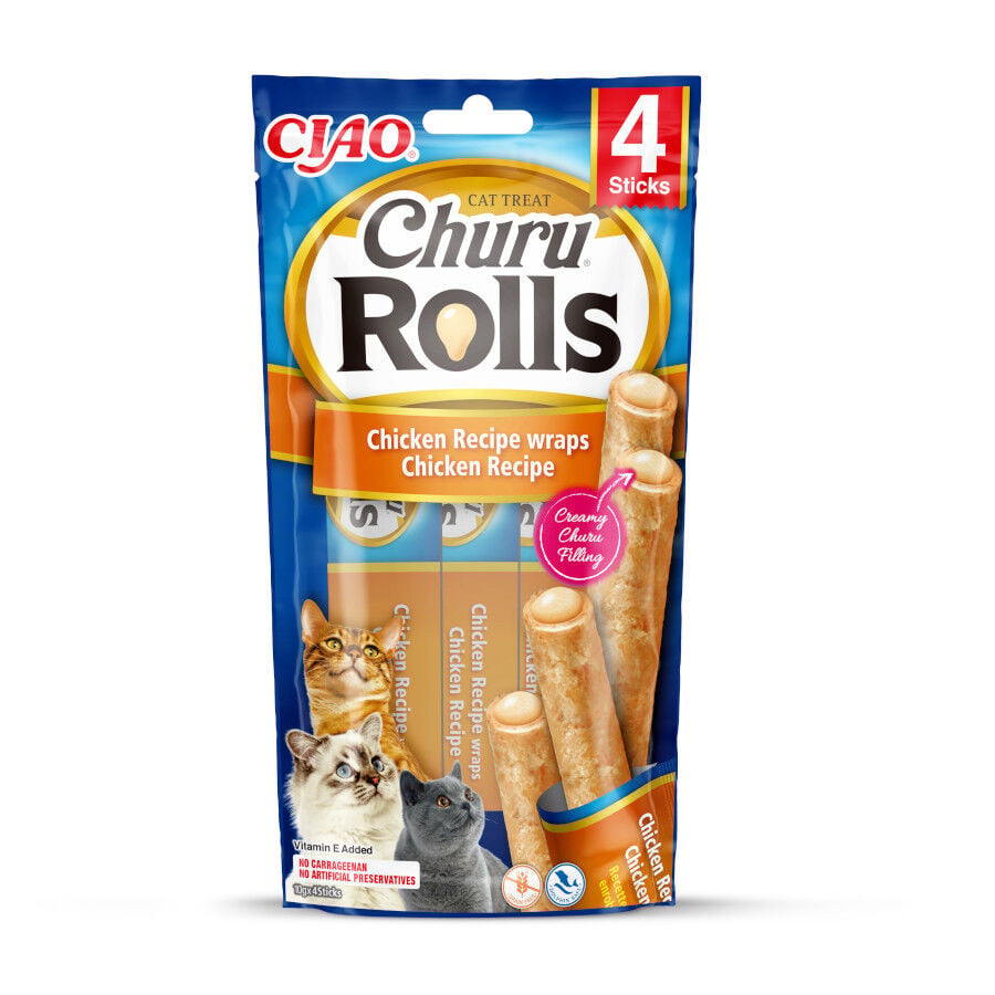 Churu Sticks Rolls de Pollo para gatos